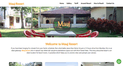 Desktop Screenshot of maujresort.com